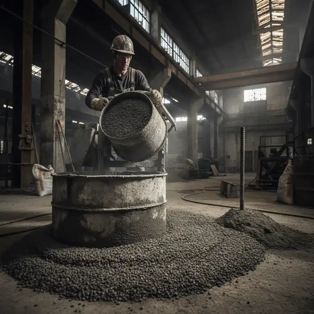 Preparing concrete for anchoring